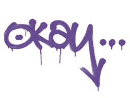 Sealed Graffiti | Okay (Monster Purple)