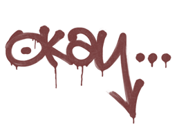 Sealed Graffiti | Okay (Brick Red)