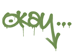 Sealed Graffiti | Okay (Battle Green)