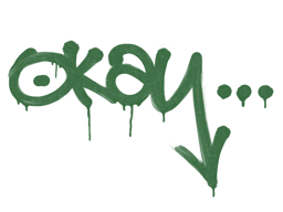 Sealed Graffiti | Okay (Jungle Green)