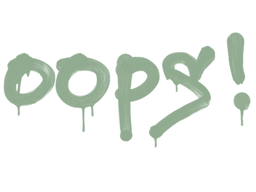 Sealed Graffiti | Oops (Cash Green)