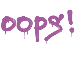 Sealed Graffiti | Oops (Bazooka Pink)