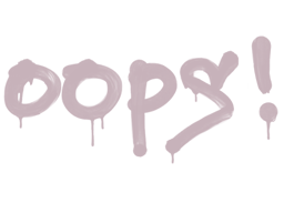 Sealed Graffiti | Oops (War Pig Pink)