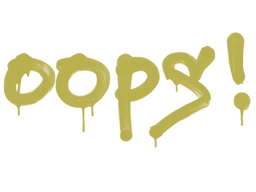 Sealed Graffiti | Oops (Tracer Yellow)