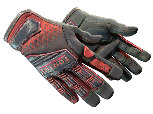 ★ Specialist Gloves | Crimson Kimono (Battle-Scarred)