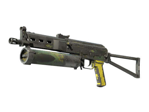 StatTrak™ PP-Bizon | Jungle Slipstream (Battle-Scarred)