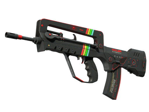 FAMAS | ZX Spectron (Battle-Scarred)