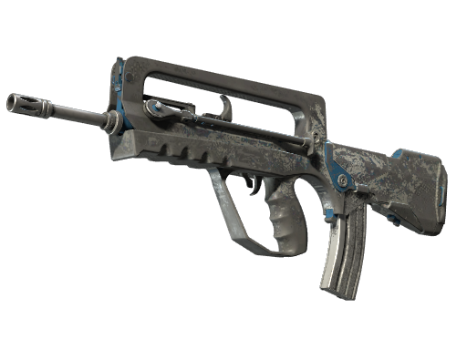 FAMAS | Halftone Wash (Battle-Scarred)