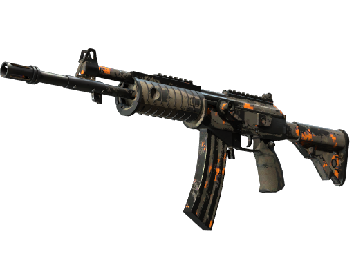 Galil AR | Orange DDPAT (Battle-Scarred)