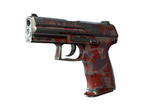 StatTrak™ P2000 | Red FragCam (Battle-Scarred)