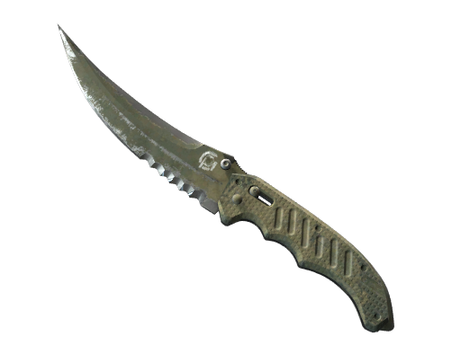 ★ Flip Knife | Safari Mesh (Battle-Scarred)