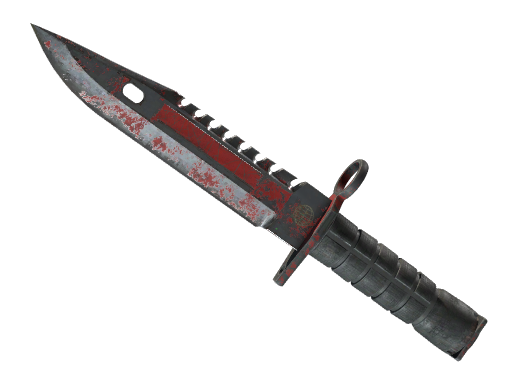 ★ M9 Bayonet | Crimson Web (Battle-Scarred)
