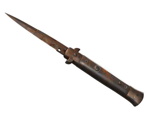 ★ Stiletto Knife | Rust Coat (Battle-Scarred)