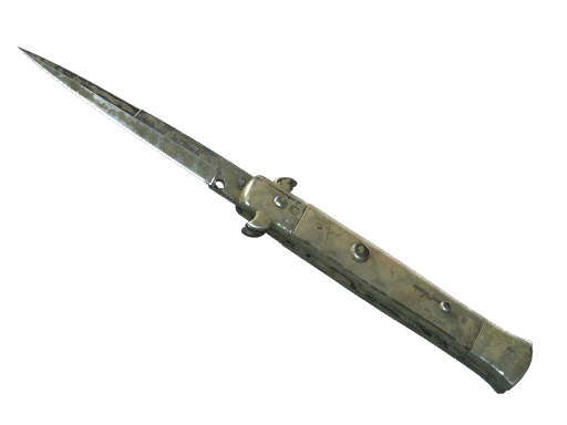 ★ Stiletto Knife | Safari Mesh (Battle-Scarred)