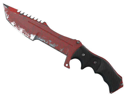 ★ Huntsman Knife | Crimson Web (Well-Worn)