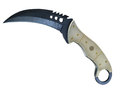 ★ Talon Knife | Blue Steel (Battle-Scarred)