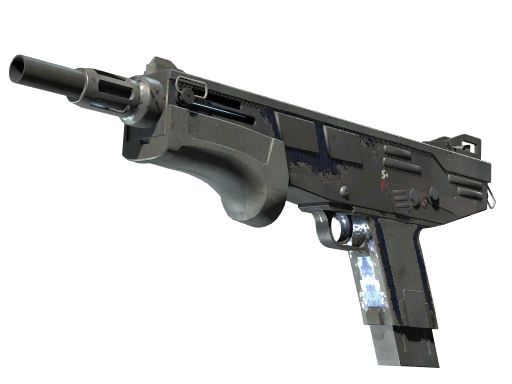MAG-7 | Navy Sheen (Battle-Scarred)