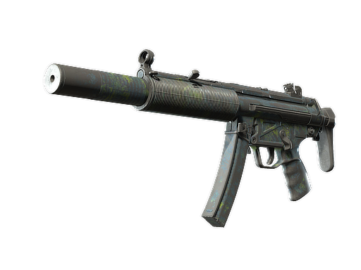 MP5-SD | Lime Hex (Battle-Scarred)