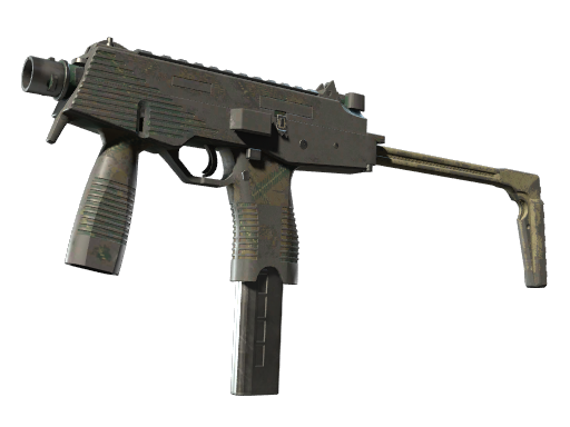 MP9 | Green Plaid (Battle-Scarred)