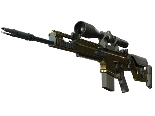 SCAR-20 | Brass (Battle-Scarred)