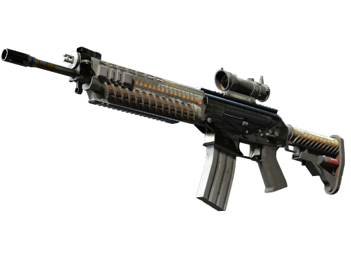 StatTrak™ SG 553 | Aerial (Battle-Scarred)