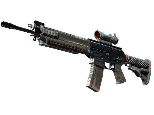 StatTrak™ SG 553 | Phantom (Battle-Scarred)