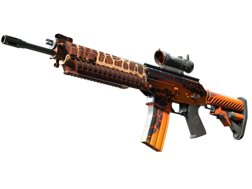 StatTrak™ SG 553 | Tiger Moth (Factory New)