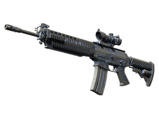 SG 553 | Night Camo (Battle-Scarred)