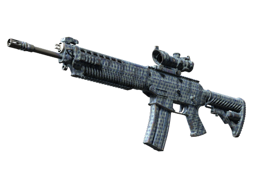 Souvenir SG 553 | Waves Perforated (Field-Tested)