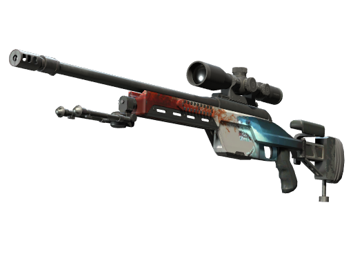 StatTrak™ SSG 08 | Blood in the Water (Factory New)