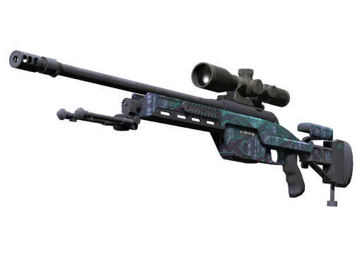 StatTrak™ SSG 08 | Mainframe 001 (Battle-Scarred)