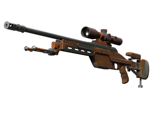 SSG 08 | Orange Filigree (Factory New)