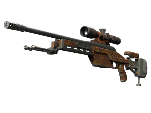 SSG 08 | Orange Filigree (Field-Tested)