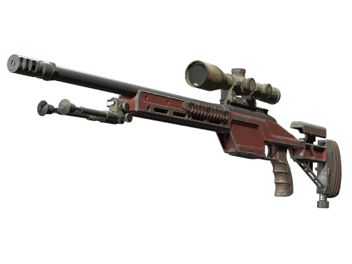 SSG 08 | Red Stone (Battle-Scarred)