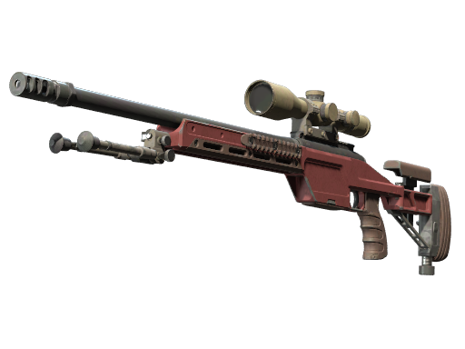 SSG 08 | Red Stone (Field-Tested)