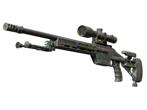 Souvenir SSG 08 | Jungle Dashed (Battle-Scarred)
