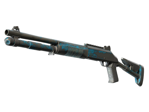 XM1014 | VariCamo Blue (Battle-Scarred)